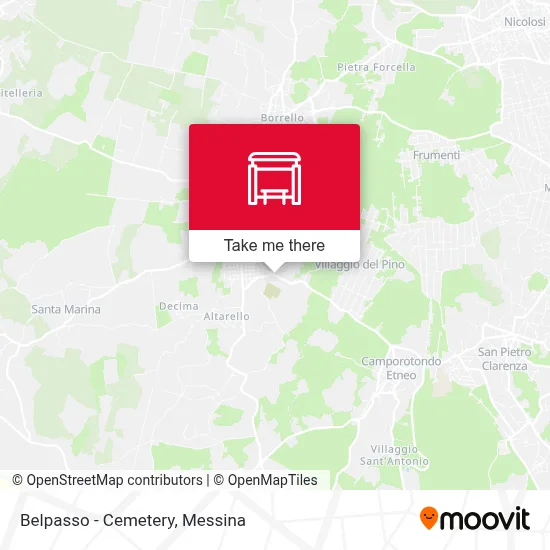 Belpasso - Cemetery map