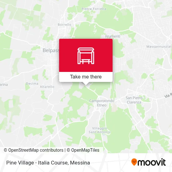 Pine Village - Italia Course map