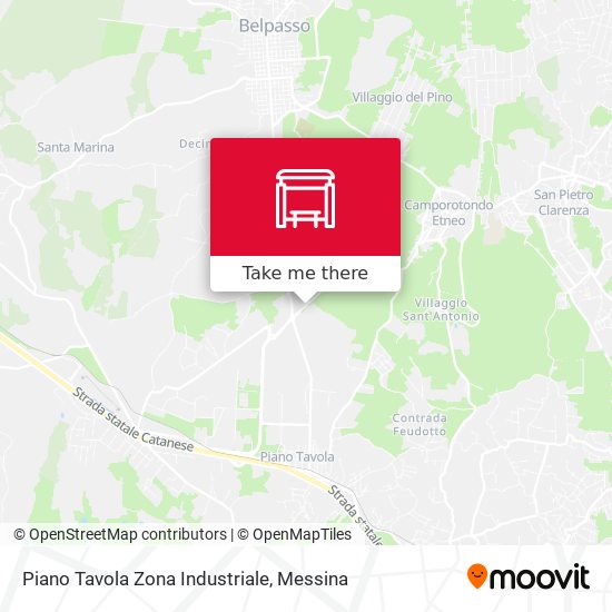 Piano Tavola Zona Industriale map