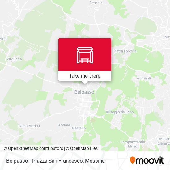Belpasso - Piazza San Francesco map