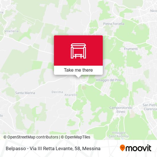 Belpasso - Via III Retta Levante, 58 map