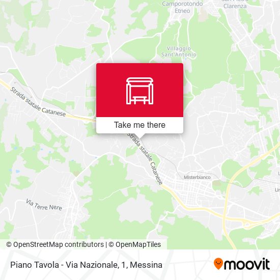 Piano Tavola - Via Nazionale, 1 map
