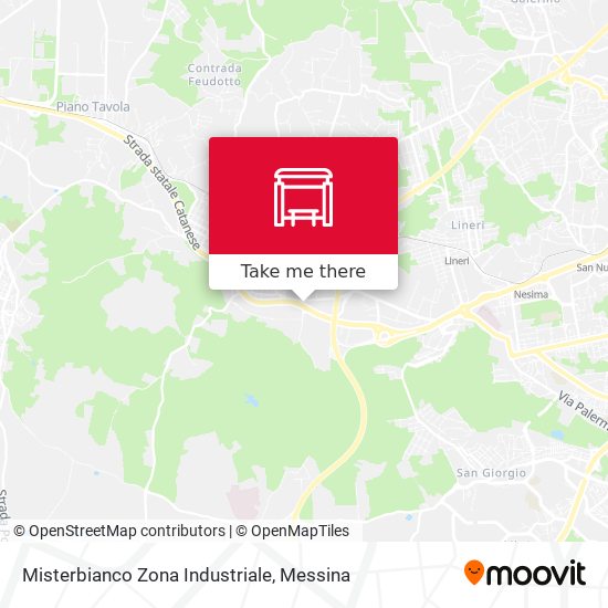 Misterbianco Zona Industriale map