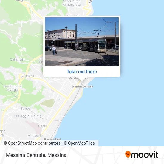 Messina Central map