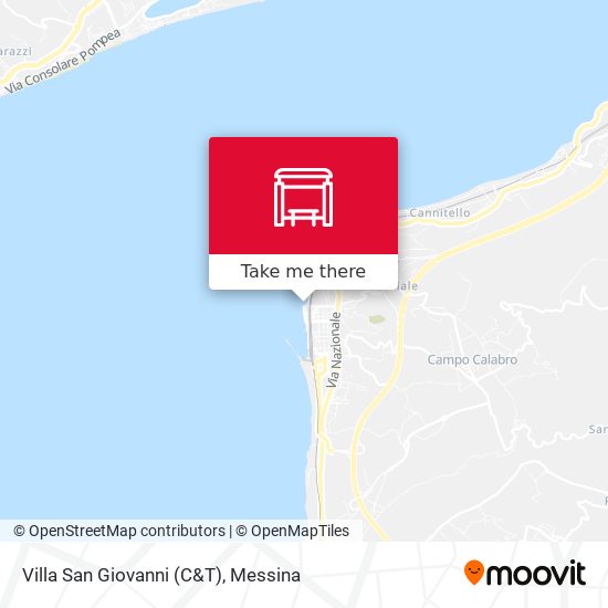 Villa San Giovanni (C&T) map