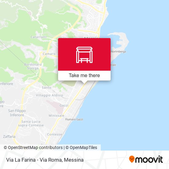 Via La Farina - Via Roma map