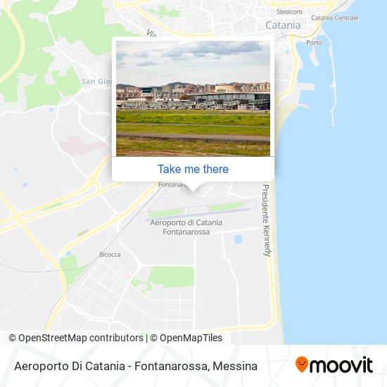 Aeroporto Di Catania - Fontanarossa map