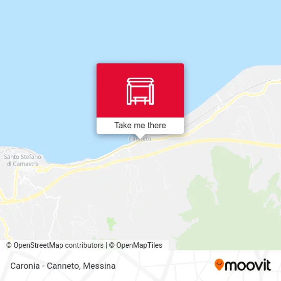 Caronia - Canneto map