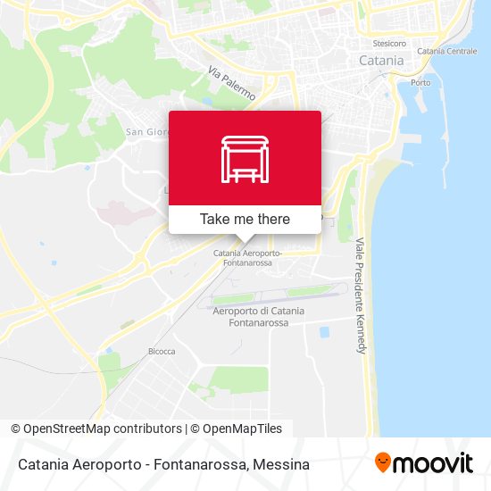 Catania Aeroporto - Fontanarossa map