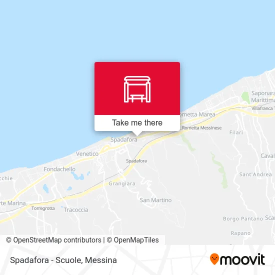 Spadafora - Schools map