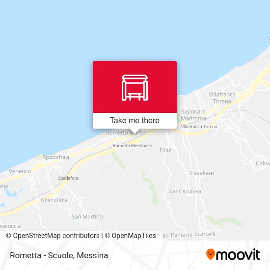 Rometta - Schools map