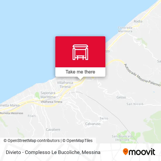 Divieto - Complesso Le Bucoliche map