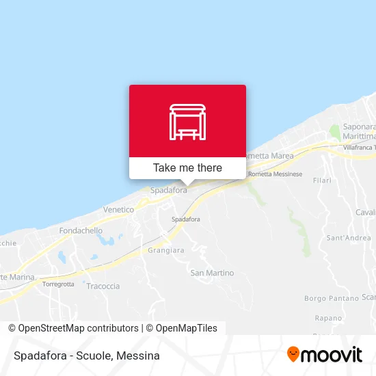 Spadafora - Schools map