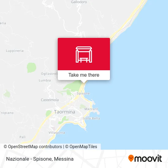 National Road - Spisone map