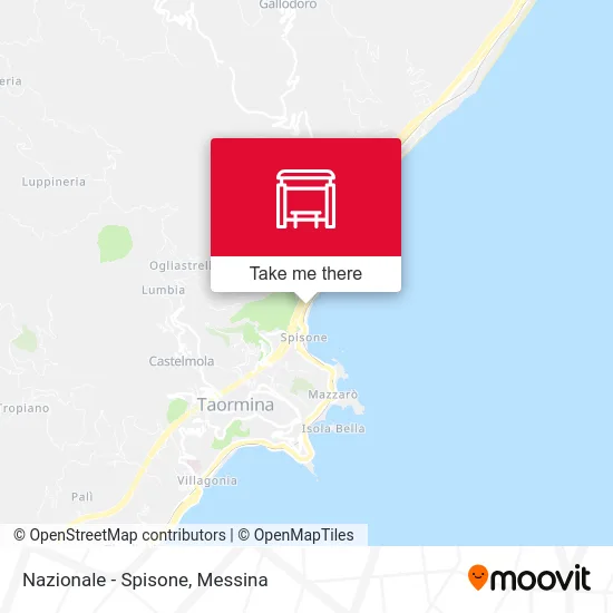 National Road - Spisone map