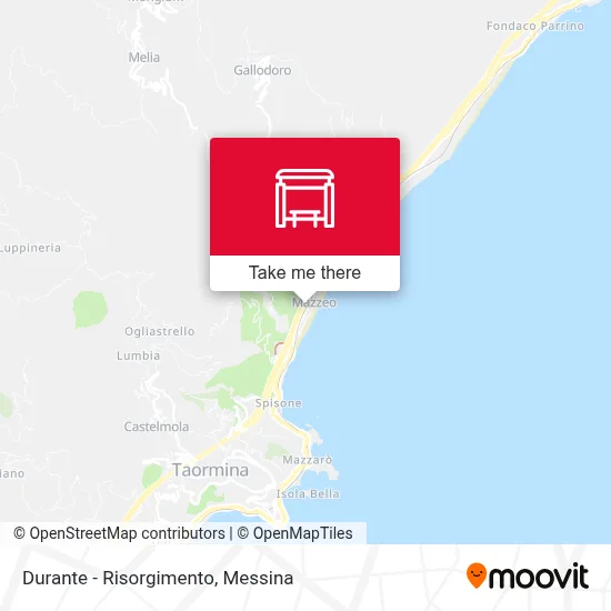 Durante - Risorgimento map