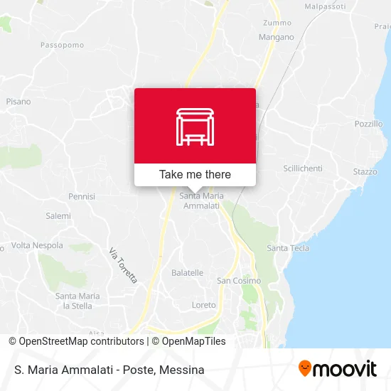 Santa Maria Ammalati - Post Office map