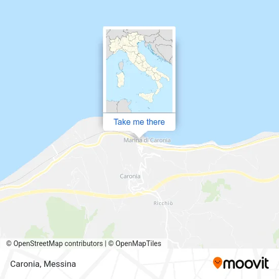 Caronia map