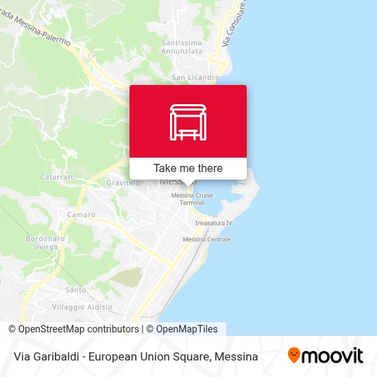 Via Garibaldi - European Union Square map
