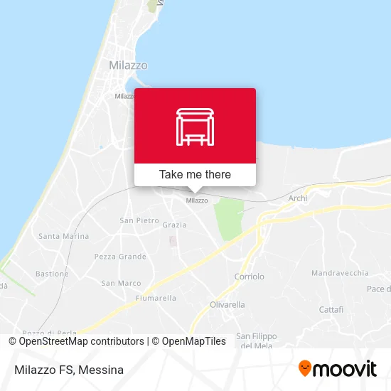 Milazzo FS map