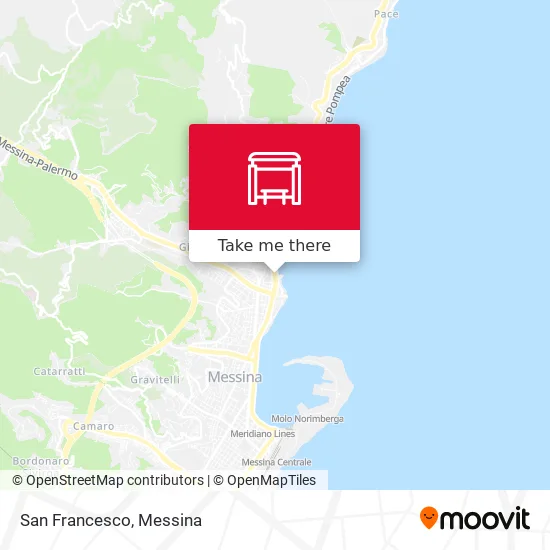 San Francesco map