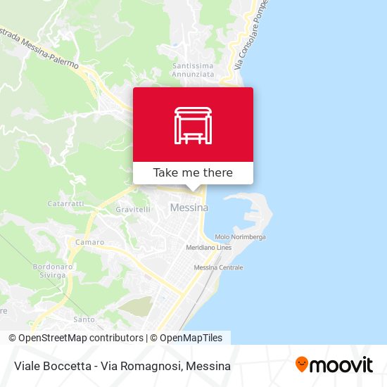 Viale Boccetta - Via Romagnosi map