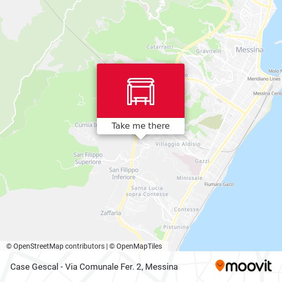Case Gescal - Via Comunale Fer. 2 map