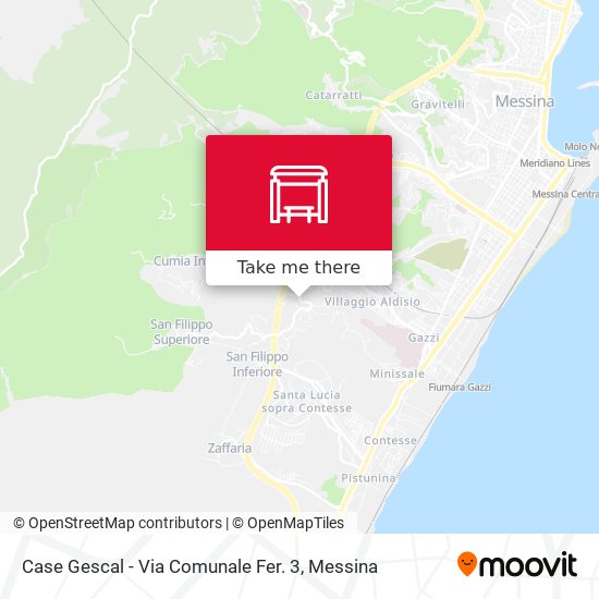Case Gescal - Via Comunale Fer. 3 map