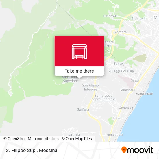 Upper St. Filippo map