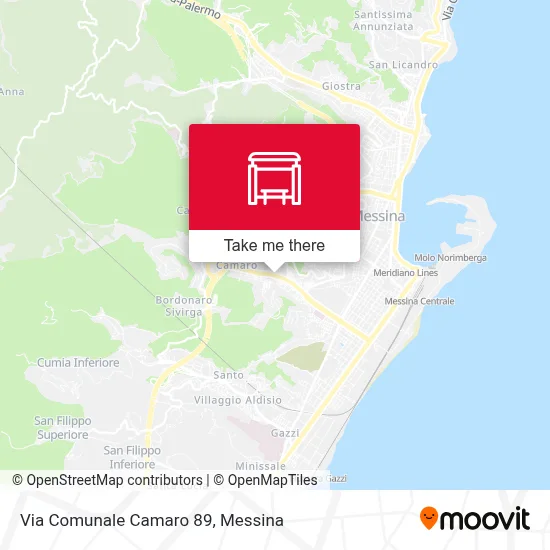 Via Comunale Camaro 89 map