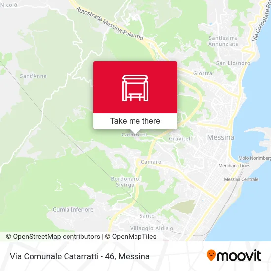 Via Comunale Catarratti - 46 map