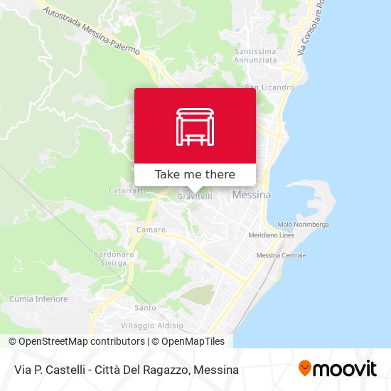 Via P. Castelli - Città Del Ragazzo map