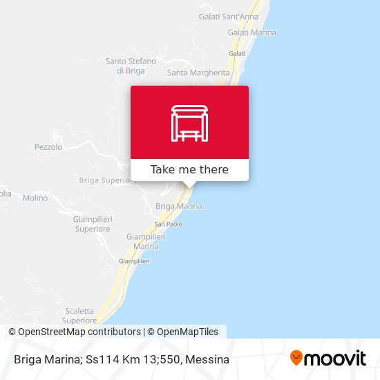 Briga Marina; Ss114 Km 13;550 map