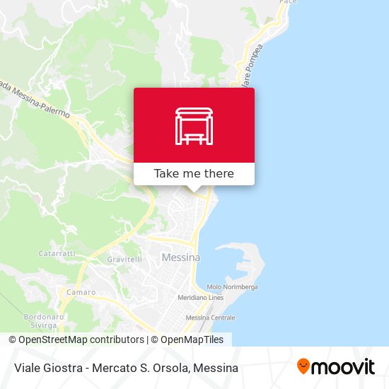 Viale Giostra - Mercato S. Orsola map