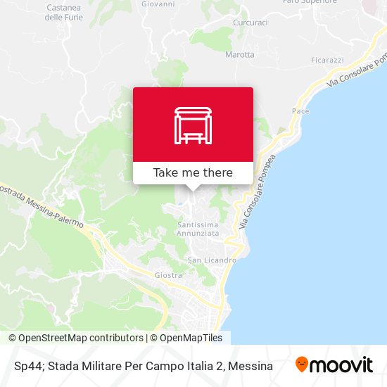 Sp44; Stada Militare Per Campo Italia 2 map