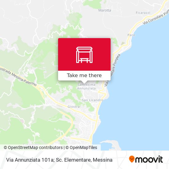 Via Annunziata 101a; Sc. Elementare map