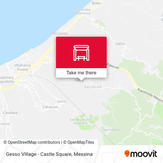 Gesso Village - Castle Square map