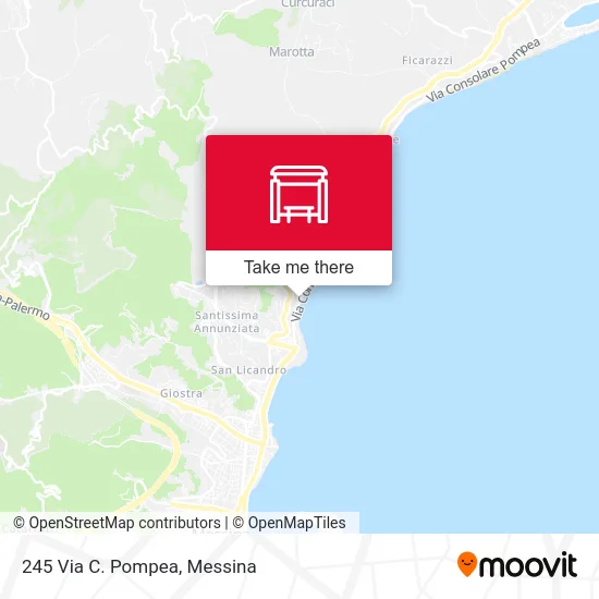 245 Via C. Pompea map