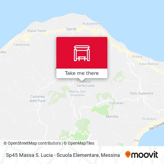 Sp45 Massa S. Lucia - Scuola Elementare map
