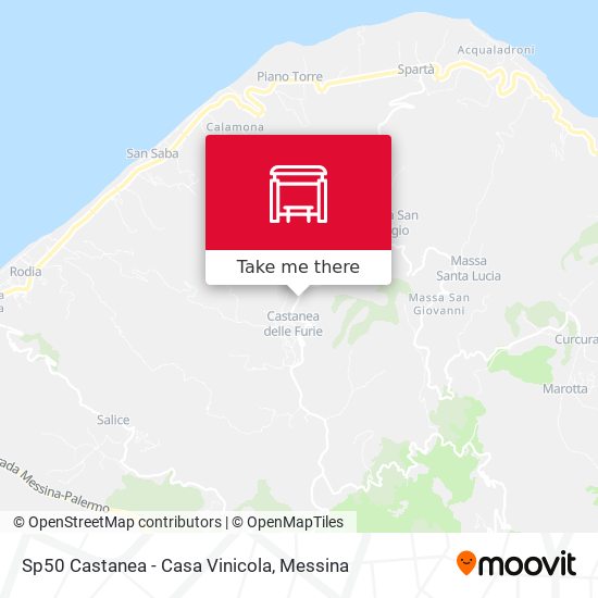 Sp50 Castanea - Casa Vinicola map