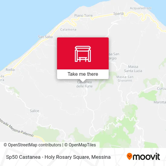 Sp50 Castanea - Holy Rosary Square map