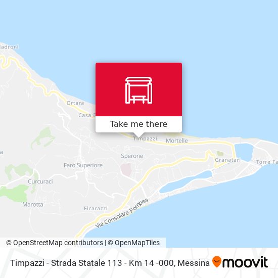 Timpazzi - Strada Statale 113 - Km 14 -000 map