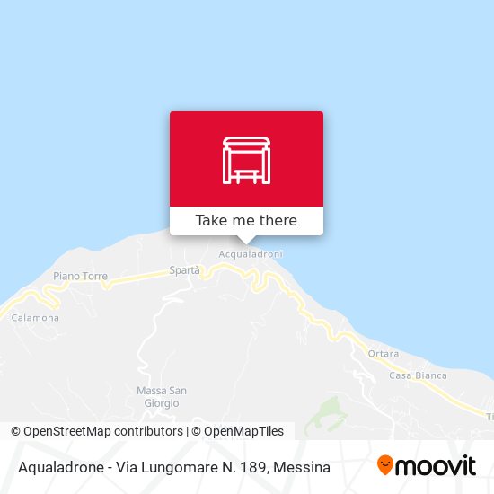 Aqualadrone - Via Lungomare N. 189 map