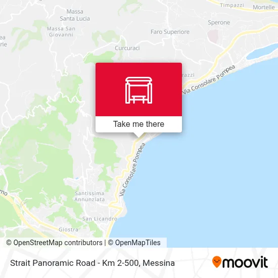 Strait Panoramic Road - Km 2-500 map