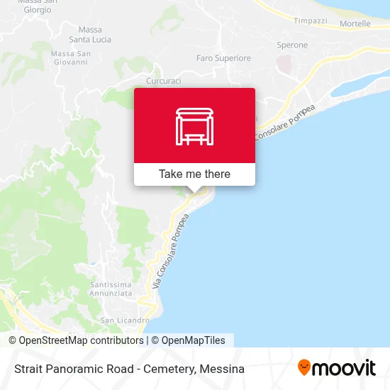 Strait Panoramic Road - Cemetery map