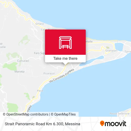 Strait Panoramic Road Km 6.300 map