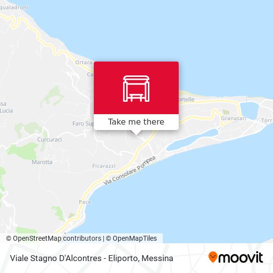 Viale Stagno D'Alcontres - Eliporto map