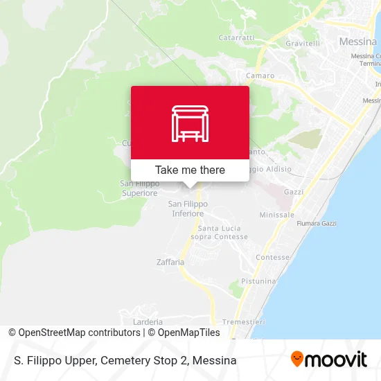 S. Filippo Upper, Cemetery Stop 2 map