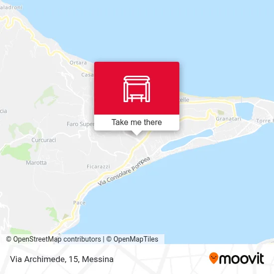 Via Archimede, 15 map