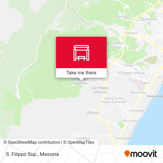 Upper St. Filippo map